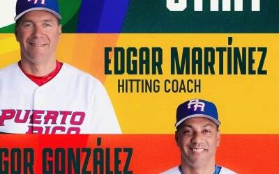 Edgar Martínez e ‘Igor’ González, técnicos de bateo de PUR en CMB