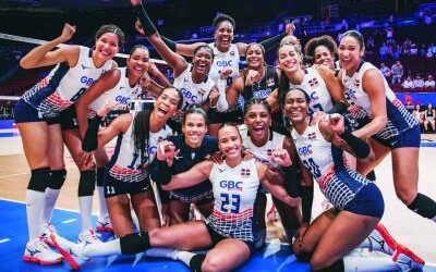 Voleibol:  Reinas del Caribe pasan invictas a semifinales Panam Cup