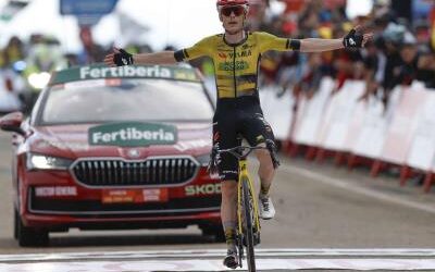 Vingegaard se reivindica en Valdezcaray, Traeen sigue líder