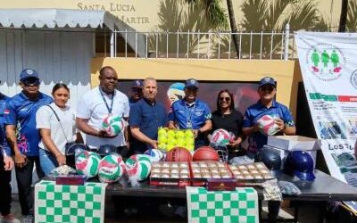 Policía Nacional realiza jornada deportiva infantil en Las Matas