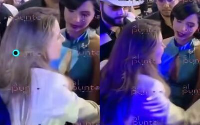 Video viral: Ángela Aguilar no oculta sus celos hacia Nodal en evento de líderes en CDMX