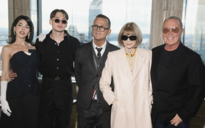 Peso Pluma deslumbra en la Semana de la Moda de Nueva York junto a Anna Wintour