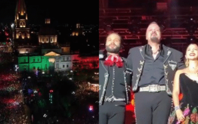 Aseguran que los Aguilar llevaron acarreados para el concierto del 15 de septiembre