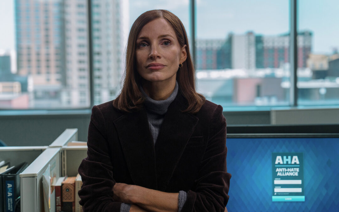 Jessica Chastain critica decisión de Apple TV+ de retrasar «The Savant» tras muerte de Charlie Kirk