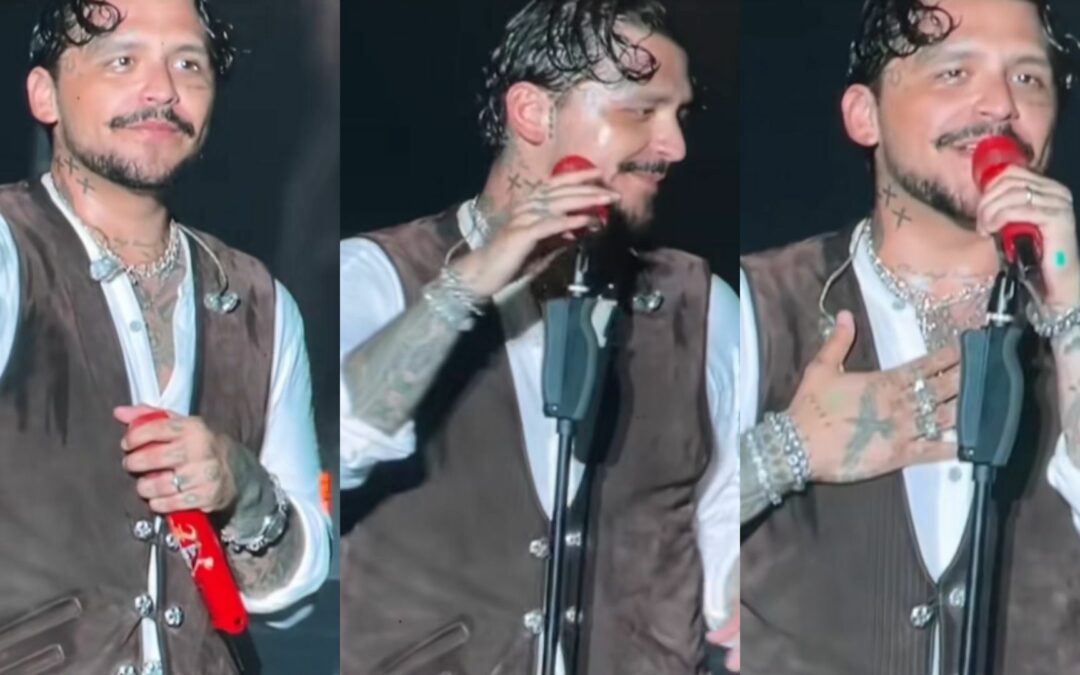 Christian Nodal vive momento incómodo por abucheos a Ángela Aguilar en Monterrey | Video