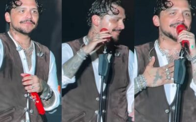 Christian Nodal vive momento incómodo por abucheos a Ángela Aguilar en Monterrey | Video