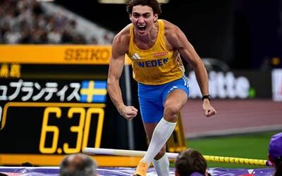 Mundial de Atletismo: Duplantis logra tercer oro y record mundial