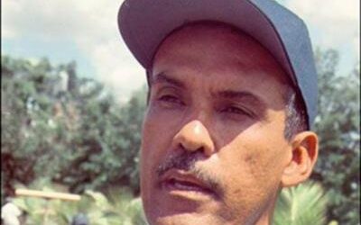 Eleodoro Arias, ayer excelente lanzador y hoy afamado gallero