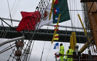 Buque Cuauhtémoc regresa a Nueva York tras pruebas en mar