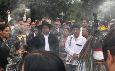 Ministros de la Corte acuden a ceremonia de consagración de bastones de mando