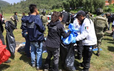 Fiscalía halla restos forenses y a una persona con vida en Sierra de Guadalupe