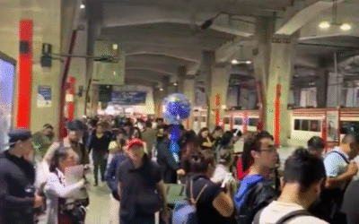 Obras generan retrasos y caos en el Tren Suburbano