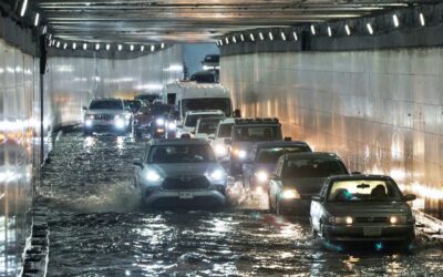 Lluvias activan alertas en CDMX y provocan retrasos en Metro, Metrobús y Cablebús
