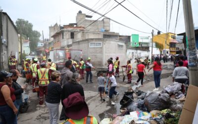 Brugada anuncia proyecto de vaso regulador tras inundaciones en Iztapalapa