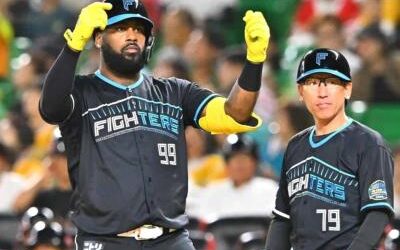 Franmil Reyes lidera su liga y es segundo en cuadrangulares en Japón