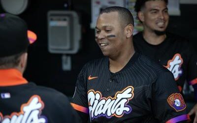 MLB: Rafael Devers y Willy Adames la sacan para los Gigantes