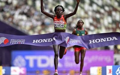 Jepchirchir es oro mundial de maratón, la uruguaya Paternain bronce