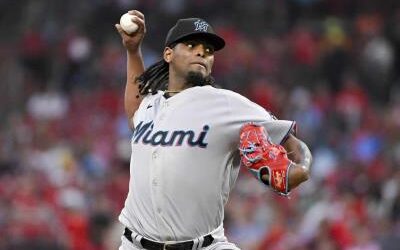 MLB: Por el codo, Edward Cabrera a la lista de lesionados