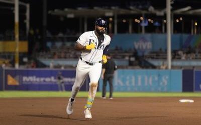 MLB:  Caminero da la caza a la marca de precocidad de RD en HR