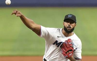 MLB:  Sandy Alcántara logra su décimo triunfo del año