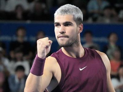 Tenis: Carlos Alcaraz vence y se sitúa en cuartos de final