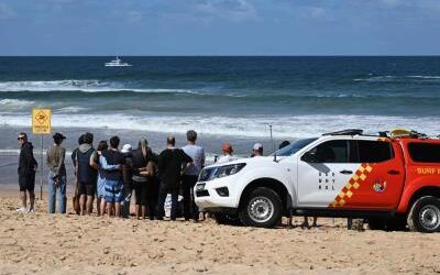 Un surfista muere tras ser atacado por un tiburón en Sídney