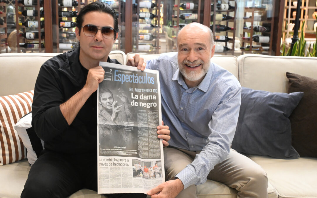 Ernesto D’Alessio y Odiseo Bichir disfrutan de gorditas laguneras y Nieve Chepo