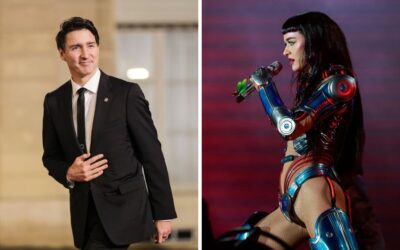 Captan a Katy Perry y a Justin Trudeau juntos en un yate