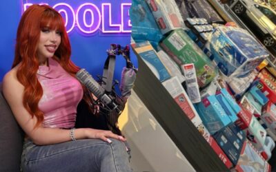 Yeri Mua dona 50mp en productos para damnificados de Poza Rica