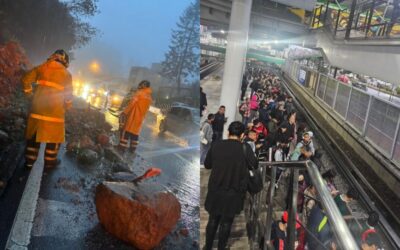 Caos en la CDMX por retrasos en el Metro, encharcamientos y lluvia