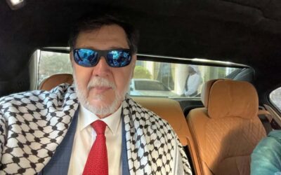 Noroña presume su viaje a Palestina para defender “el derecho a existir”