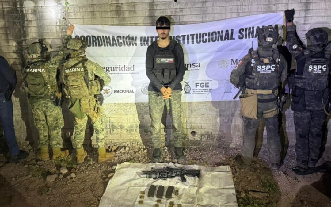 Autoridades capturan a integrante de »Los Chapitos» en Sinaloa
