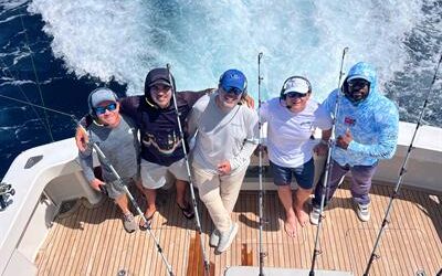 Costa y Viyella al primer lugar en pesca Marlin Azul