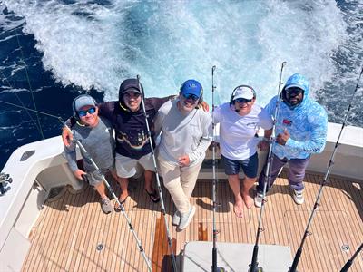 Costa y Viyella al primer lugar en pesca Marlin Azul