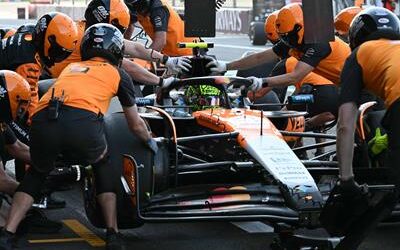 F1: Norris se emplea a fondo y domina tercera práctica GP de México
