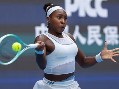 Tenis: Coco Gauff clasifica a semifinales del torneo de Pekín