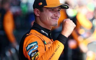 F1: Norris gana en México y es líder, con un punto más que Piastri