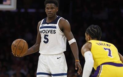 NBA: Anthony Edwards ser pierde dos semanas por lesión en la corva