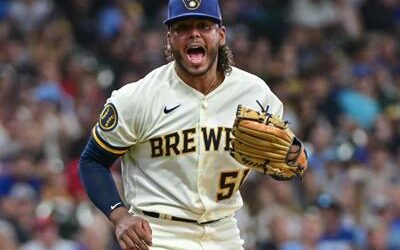 MLB: Freddy Peralta  logra triunfo de Milwaukee y Chourio lesionado