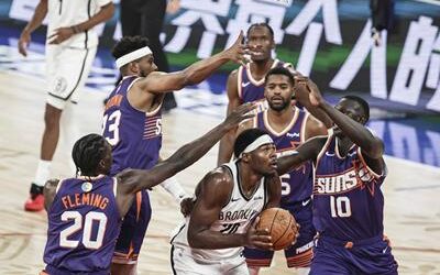 Suns se llevan el partido en la prórroga ante los Nets en China