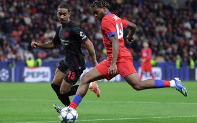 UEFA Champions League: PSG golea en Leverkusen