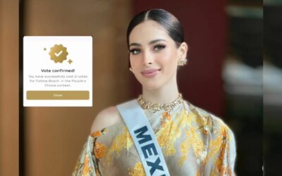 Así puedes votar por la mexicana Fátima Bosch en Miss Universo 2025