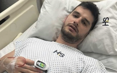 Esto es lo que se sabe de la salud de Adrián Marcelo tras subir foto hospitalizado