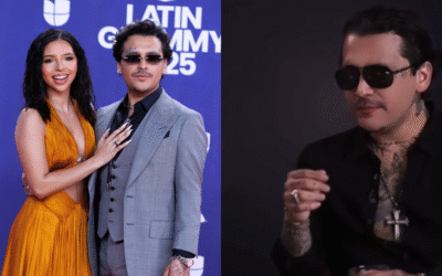 Nodal revela por qué omitió a Ángela Aguilar en discurso de los Latin Grammy