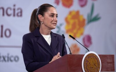 Fátima Bosch es un ejemplo de cómo las mujeres debemos levantar voz, dice Sheinbaum