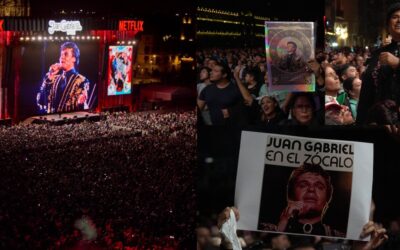 Más de 170,000 personas corean las canciones de Juan Gabriel en el Zócalo