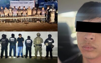 15 generadores de violencia son detenidos en Sinaloa y Baja California