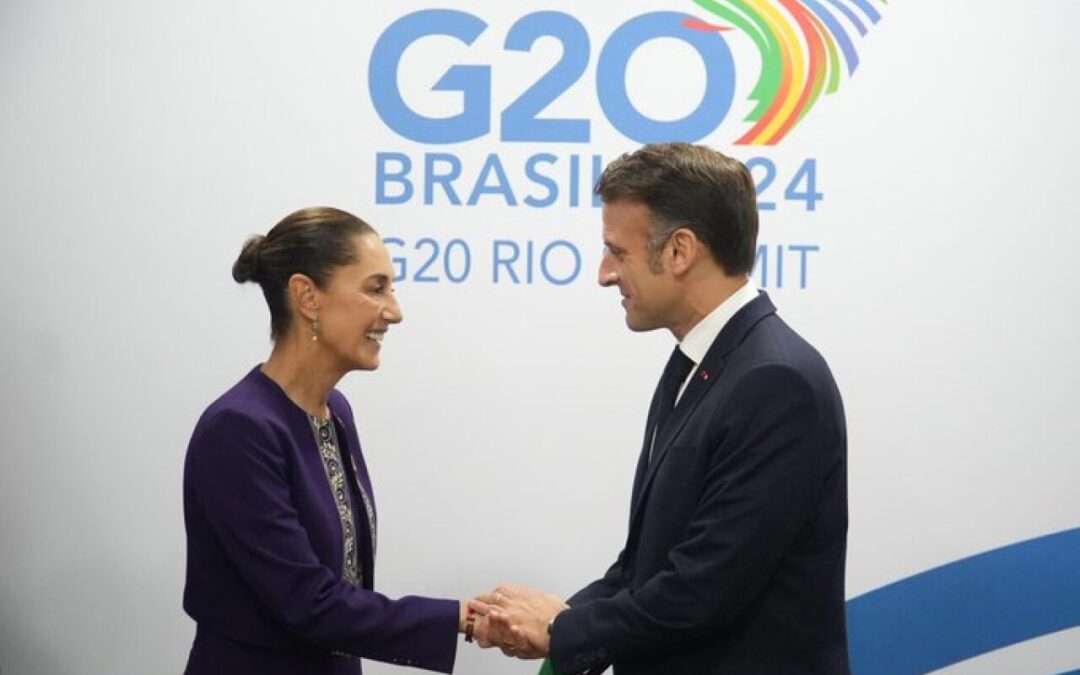 Códice Azcatitlán y comercio, los temas de la reunión entre Sheinbaum y Macron