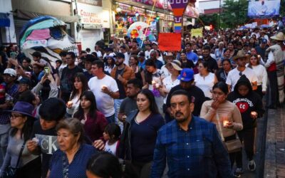 “¡Fuera Bedolla!”, clama Uruapan; Grecia Quiroz: “Sombrero castigará con el voto”