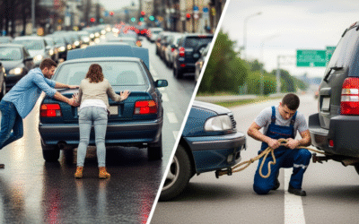 La multa que pocos conocen: empujar o remolcar tu coche en vía pública